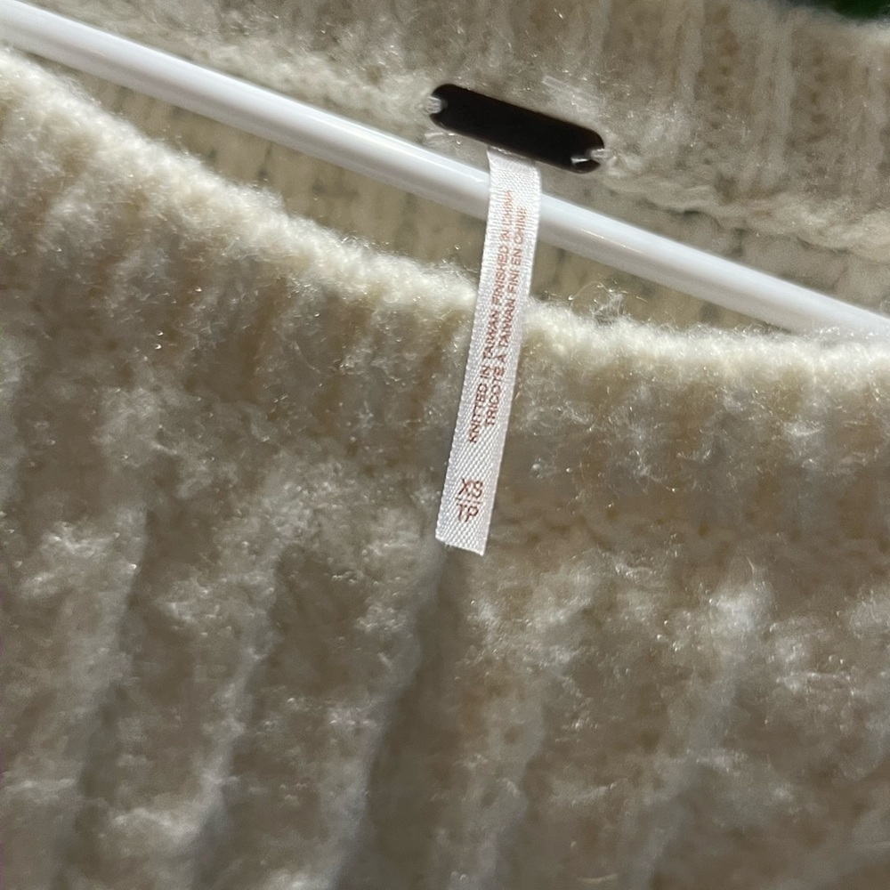 Free People Cream Crew Neck Sweater - Picture 6 of 8